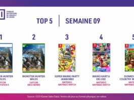 TOP Ventes Jeux Vidéo sem 9 2025